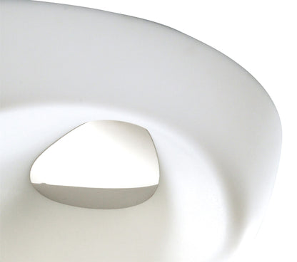 Mantra M1334 Huevo Ceiling 5 Light E27 Outdoor IP44, Polished Chrome/Opal White