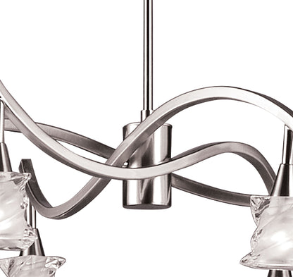 Mantra Salomon SN Salomon Telescopic Lamp 6 Light G9, Satin Nickel