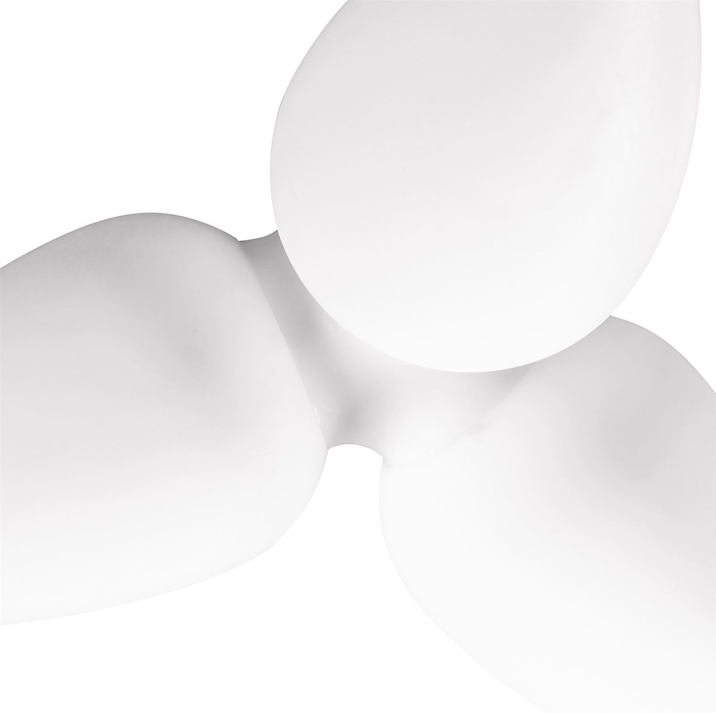 Mantra Palma Ceiling 3 Light CFL Outdoor IP44, Matt White/Opal White