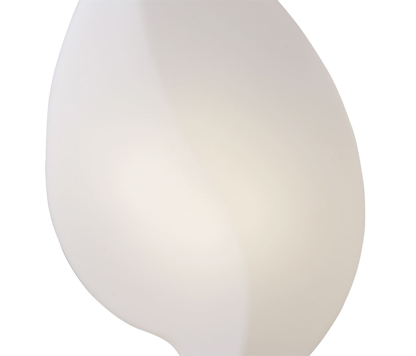 Mantra Natura Table Lamp 2 Light E27 Large Indoor, Polished Chrome/Opal White