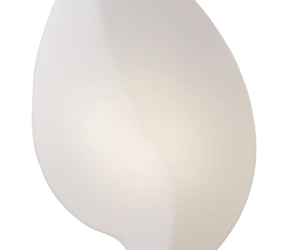 Mantra Natura Table Lamp 2 Light E27 Large Indoor, Polished Chrome/Opal White