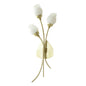 Diyas Rimini Wall Light 3 Light G9 Satin Brass/Opal Glass