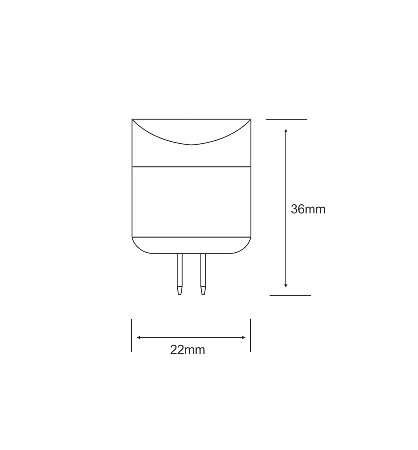 Luxram CapsuLED G4 Bi-Pin Plus 2.5W Warm White 2700K 230lm LED