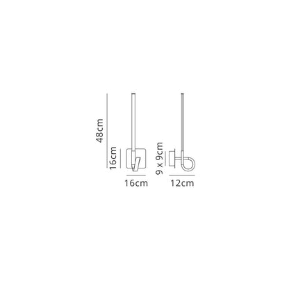 Mantra M6138 Cinto Wall Light 48cm, 6W LED, 3000K, 480lm, Antique Brass, 3yrs Warranty