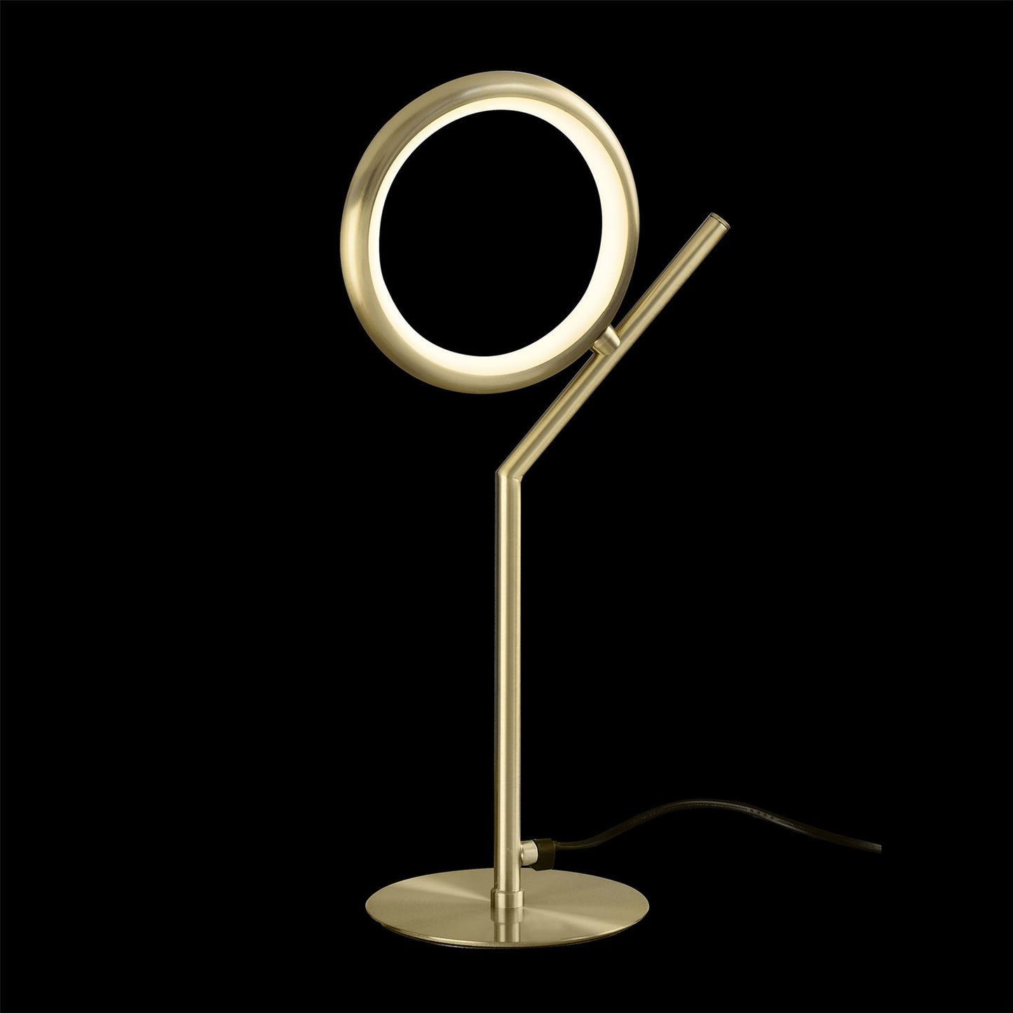 Mantra Olimpia Table Lamp, 8W LED, 3000K, 600lm, IP20, Satin Gold, 3yrs Warranty