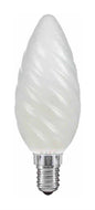 Luxram Candle 45mm Twisted Frosted E14 60W Incandescent