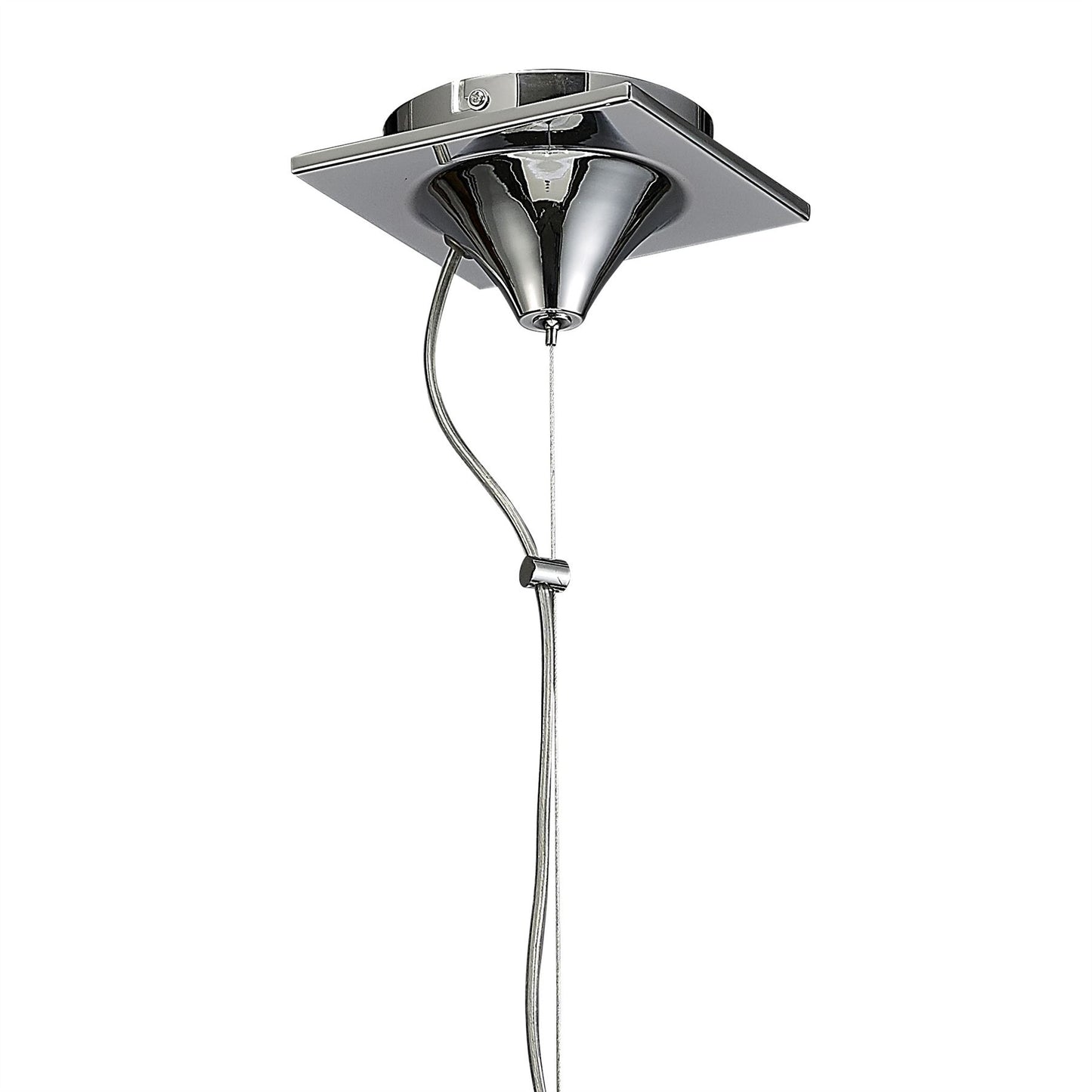 Mantra Louise M5324 Habana White Square Shade 240mm, Suitable for Table Lamps