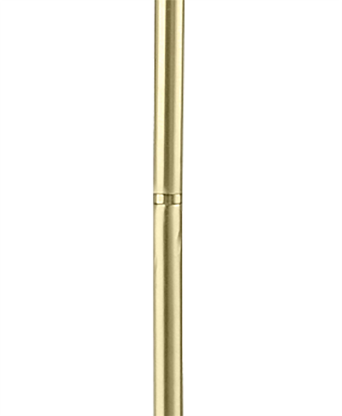 Mantra Olimpia Floor Lamp, 12W LED, 3000K, 900lm, IP20, Satin Gold, 3yrs Warranty