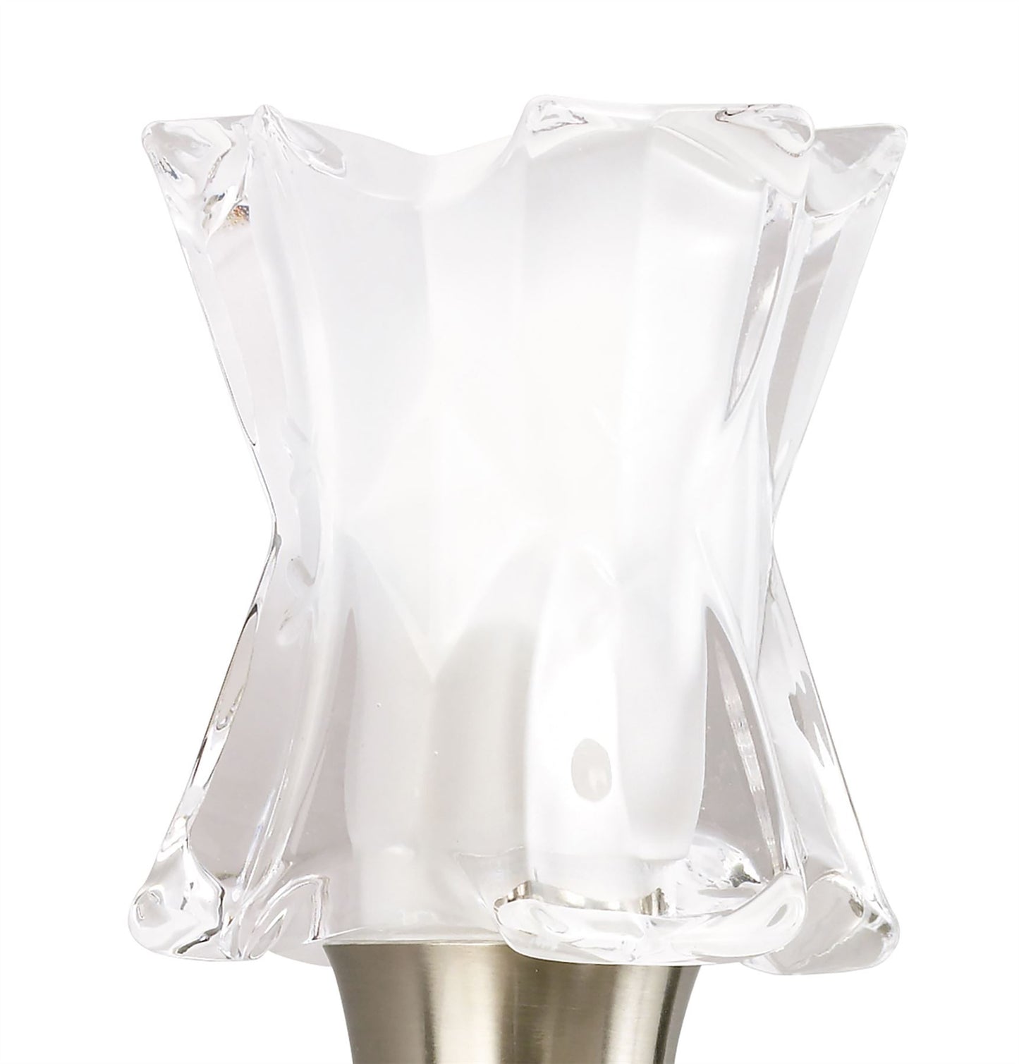 Mantra Alaska GU10 Wall Light Switched 1 Light L1/SGU10, Satin Nickel, CFL Lamps INCLUDED