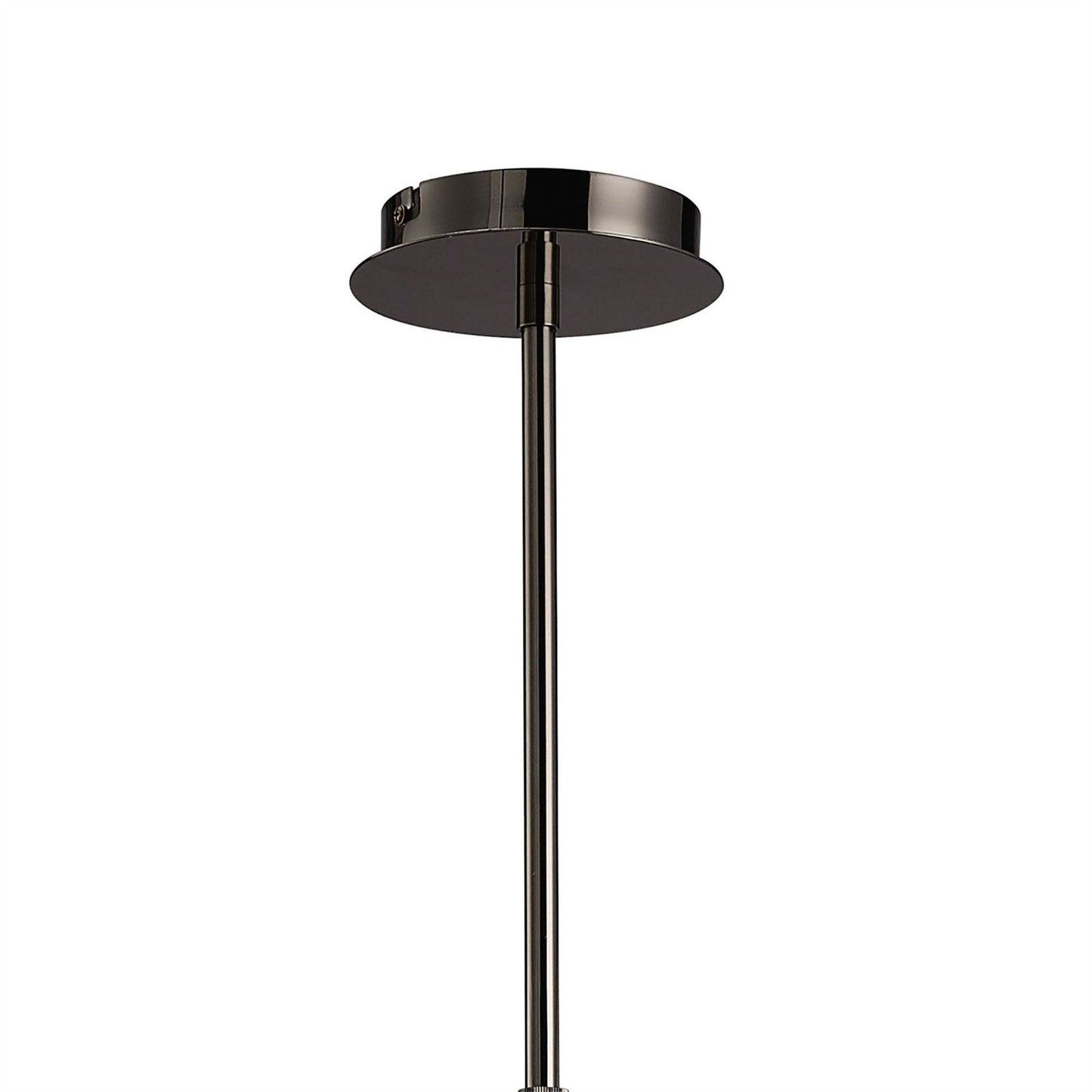 Mantra Eclipse 81cm Telescopic 8 Light G9, Black Chrome