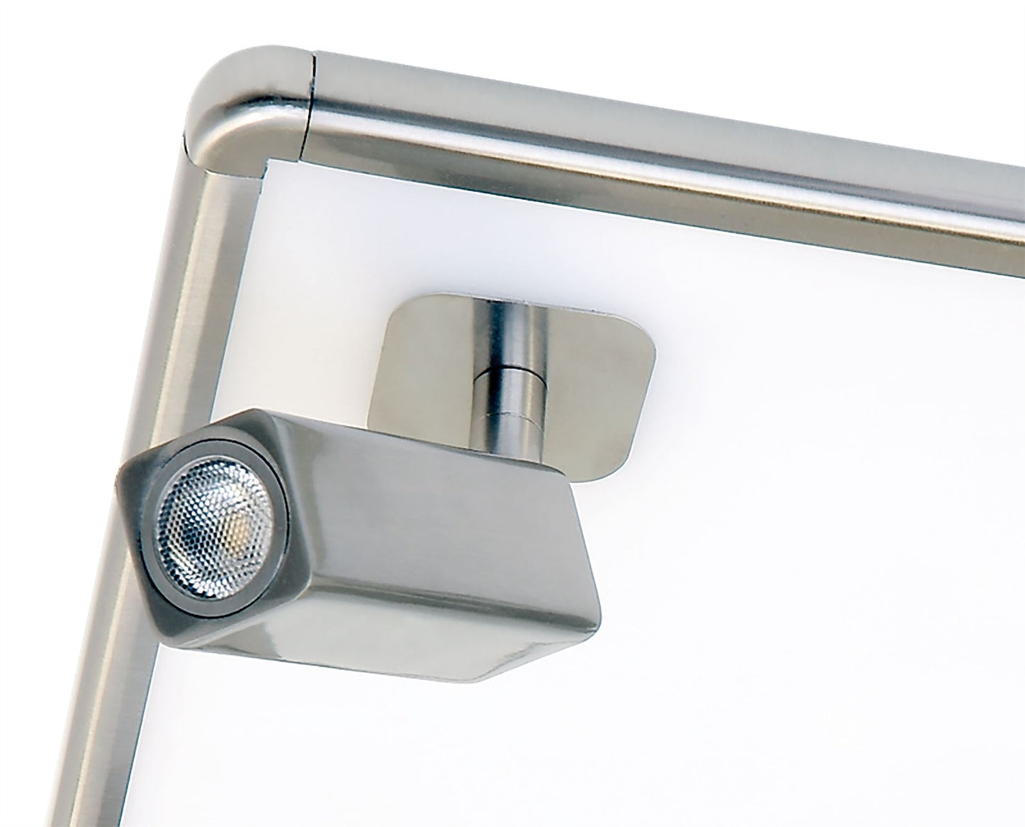 Mantra M5250 Ibiza Ceiling Light 4 Head with Backlit Light 40W LED Square Satin Nickel 4000K, 3000lm,, 3yrs Warranty