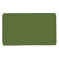 Trendi 2 Gang Artistic Modern Glossy Tactile Double Blanking Plate Moss Green