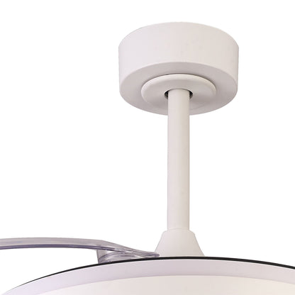 Siberia 50W LED Dimmable White/RGB Ceiling Light With Built-In 30W DC Fan, 3000-6500K Remote Control, 3200lm, White, 5yrs Warranty