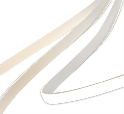 Mantra Nur XL M6007 Nur Blanco XL Square Semi Ceiling 80W LED 3000K, 6200lm, Dimmable White/Frosted Acrylic, 3yrs Warranty - M6007 Ceiling