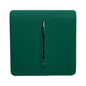 Trendi 1 Gang 2 Way 10 Amp Rocker Chrome Light Switch Glossy Dark Green