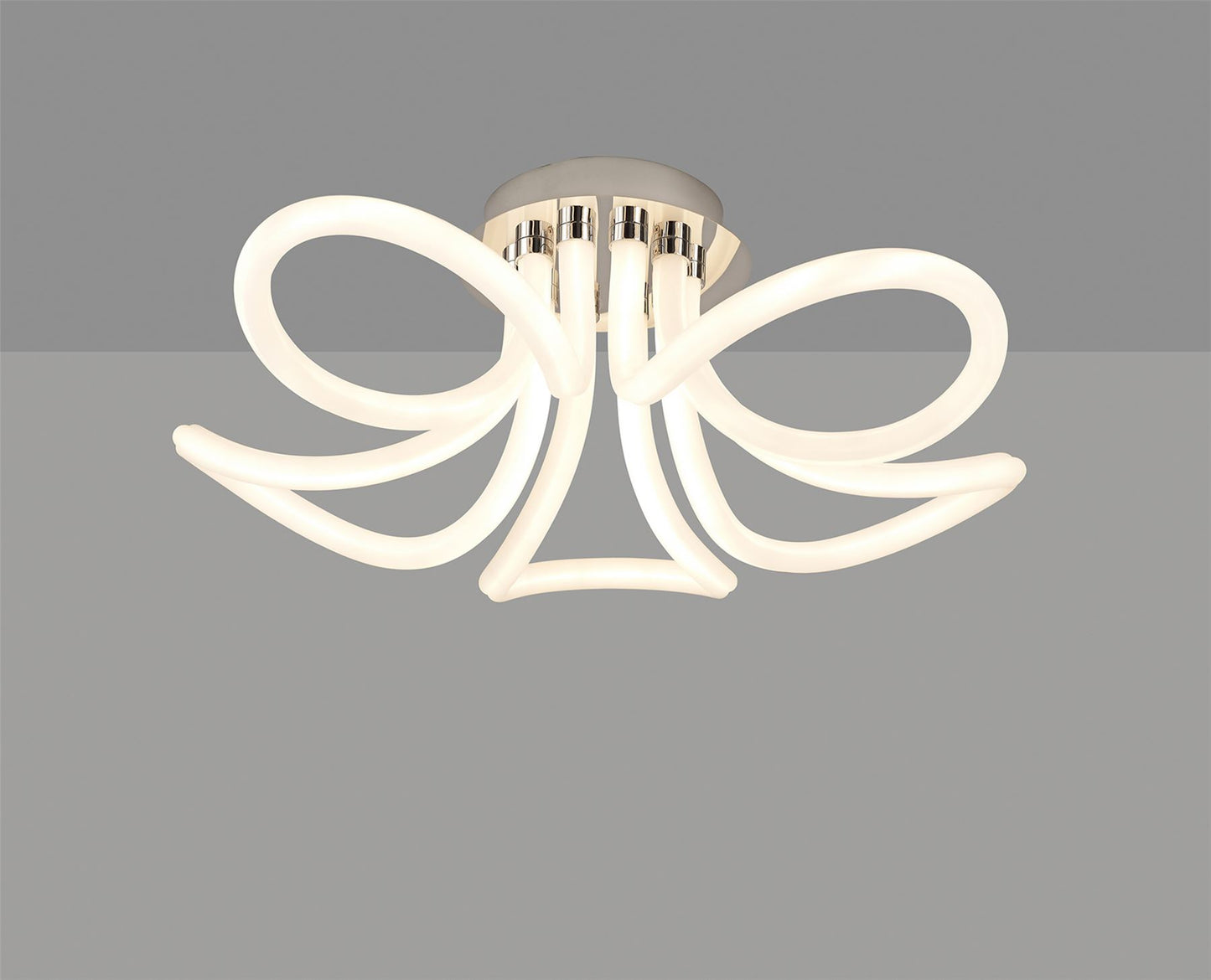Mantra Knot LED II Knot II Ceiling Light, 60W LED, 3000K, 4500lm, IP20, Chrome, 3yrs Warranty