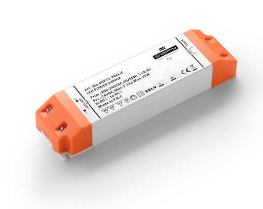 Snappy SNP, 75W, Constant Voltage Non Dimmable PC Line type LED Driver, 24VDC, IP20, Screw Connection, 3yrs Warranty.