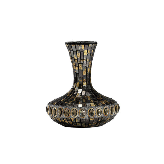 Diyas Home (DH) Almira Mosaic Grecian Vase Small Brown/French Gold Mosaic