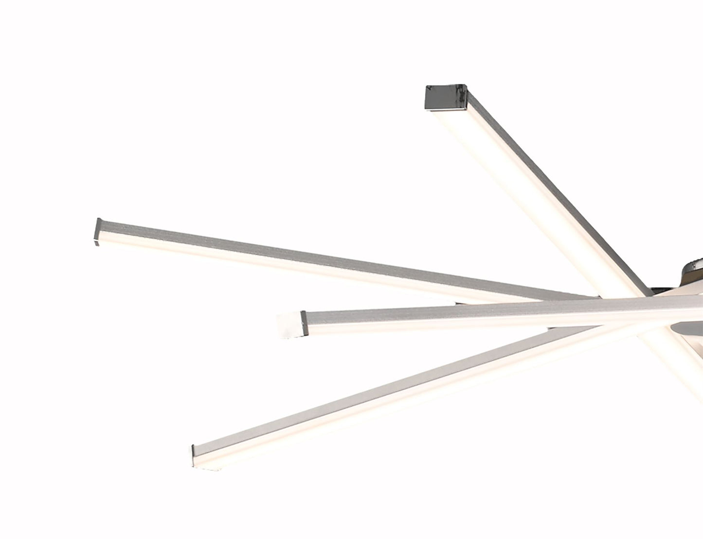 Mantra M5915 Star LED Pendant 69cm Round 42W 3000K, 3700lm, Silver/Frosted Acrylic/Polished Chrome, 3yrs Warranty