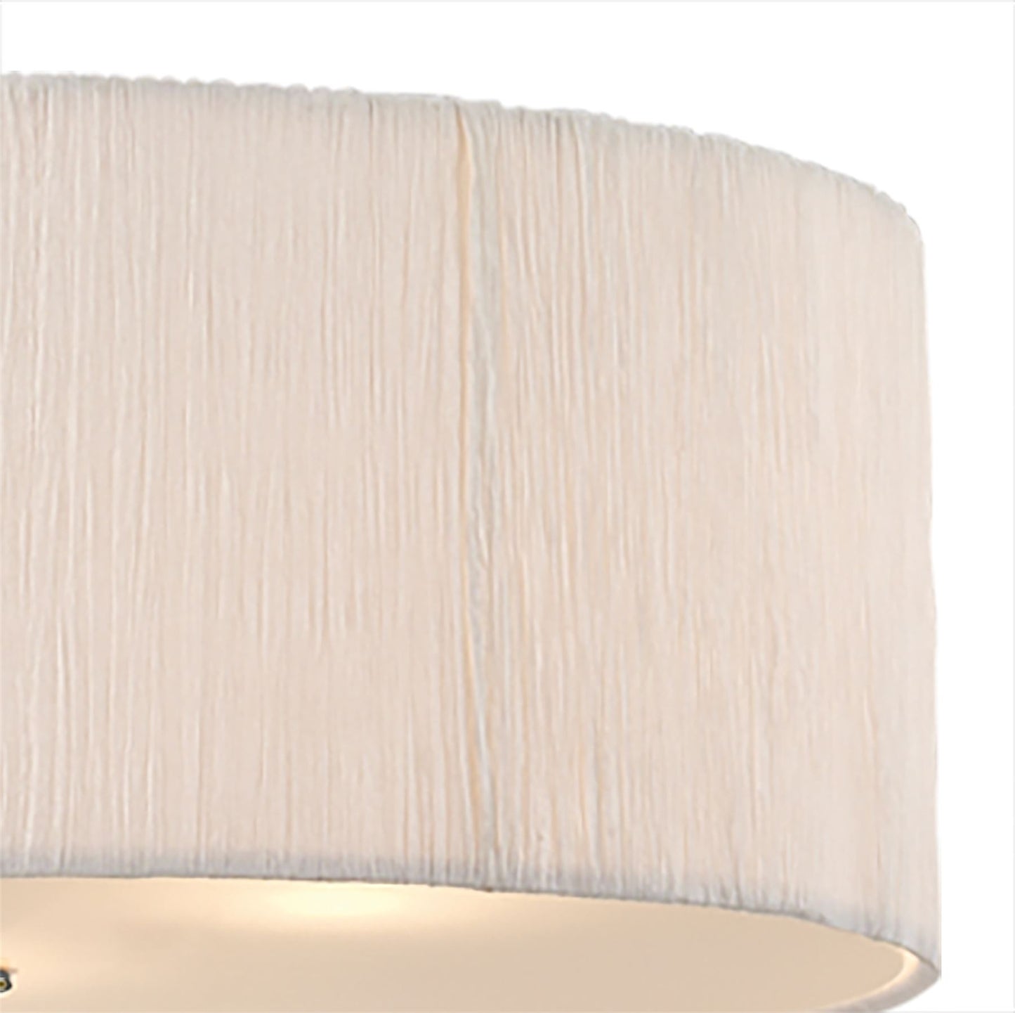 Mantra M1133 Eve Pendant 3 Light E27, Polished Chrome with White Round Shade