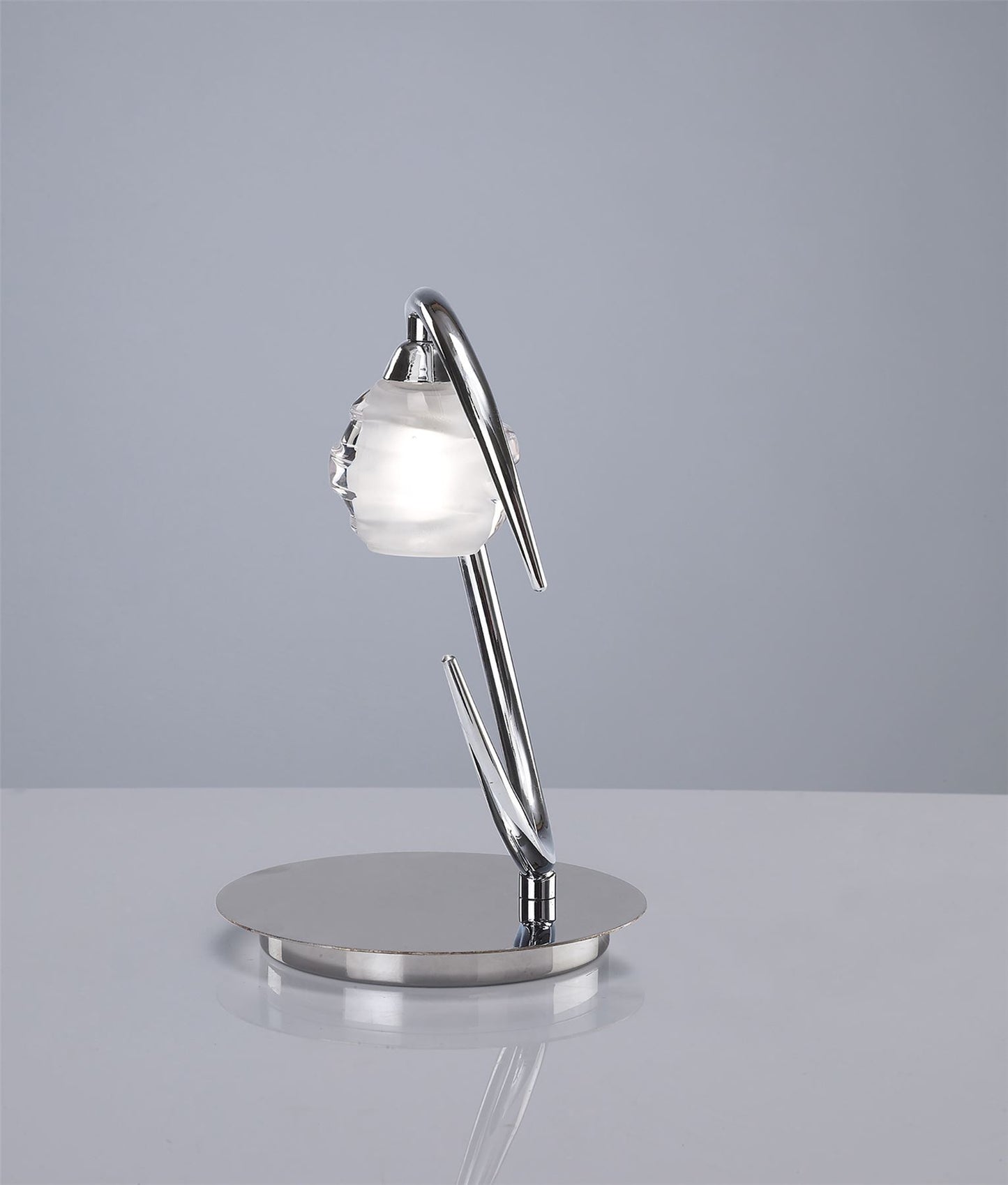 Mantra M1807 Loop Table Lamp 1 Light G9 ECO, Polished Chrome