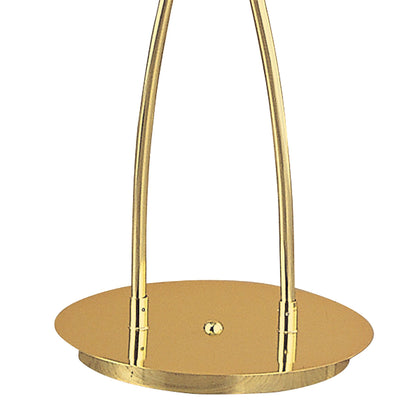 Mantra Dali Floor Lamp 2 Light G9, Polished Brass, NOT LED/CFL Compatible