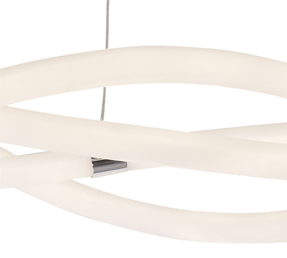 Mantra Infinity II 51cm Ceiling Light, 42W LED, 3000K, 3150lm, IP20, Chrome, 3yrs Warranty