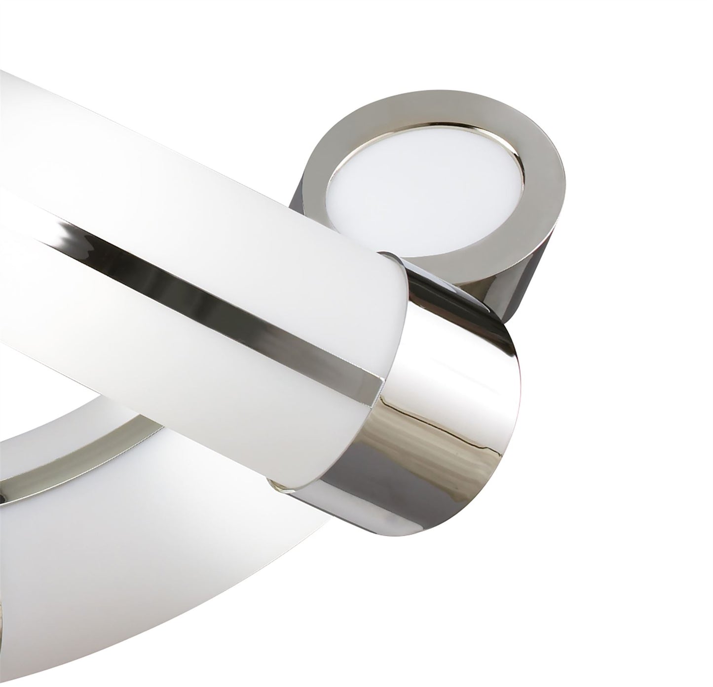 Mantra Guss GU10 Guss Rectangular Telescopic GU10 8 Light L1/SGU10 Twisted, Polished Chrome/White Acrylic, CFL Lamps INCLUDED