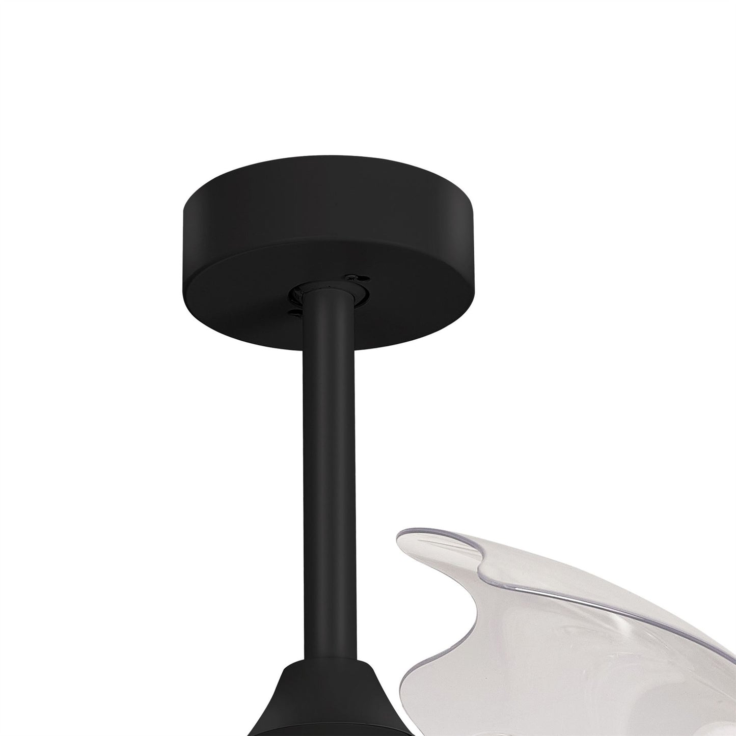Alaska 50cm 50W LED Dimmable Ceiling Light With Built-In 30W DC Fan, 2700-5000K Remote & APP Control, 3300lm, Black, 5yrs Warranty