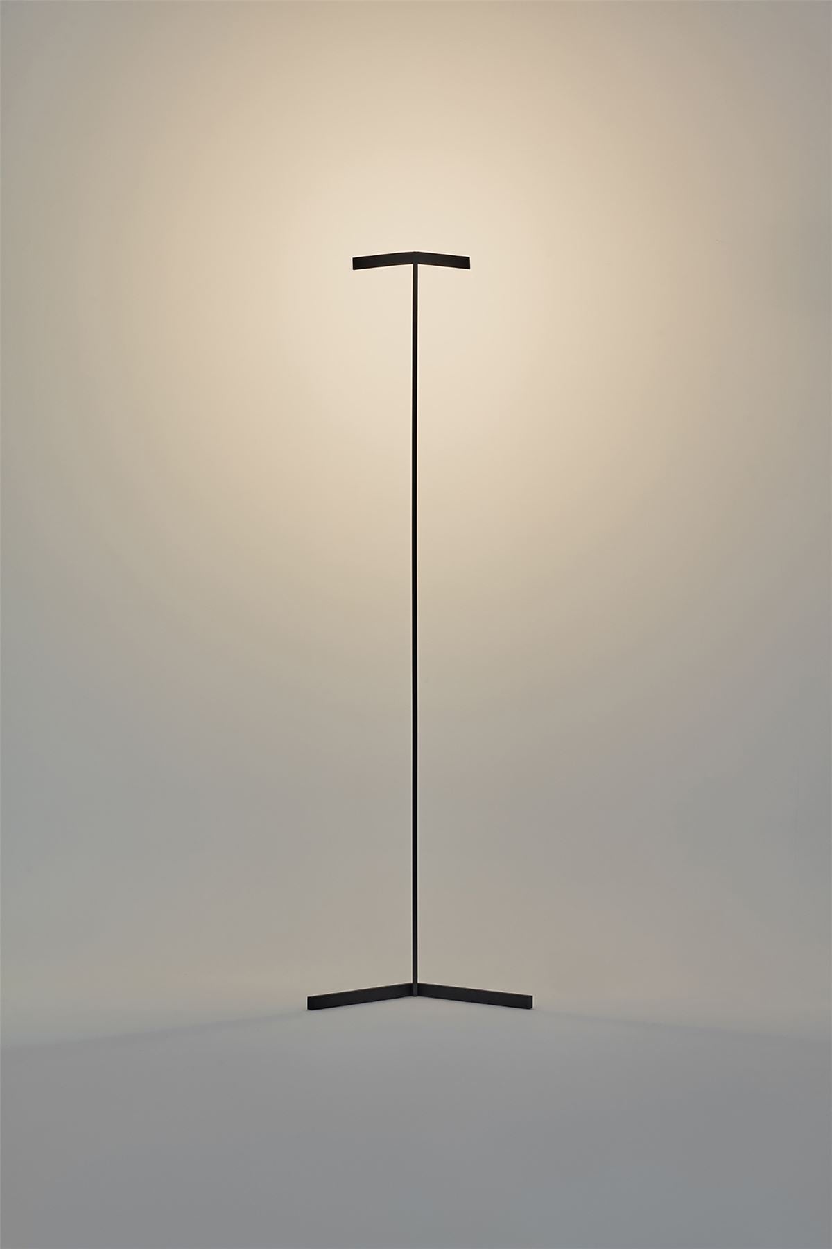 Mantra Vector Floor Lamp, 40W LED, 3000K, 3000lm, Dimmable, Black, 3yrs Warranty