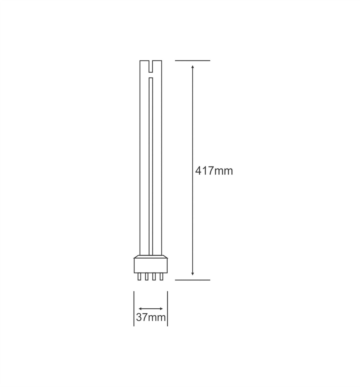 Luxram Bona-L 2G11 4-Pin 36W 6400K Fluorescent Fluorescent