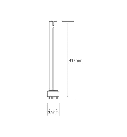 Luxram Bona-L 2G11 4-Pin 36W 6400K Fluorescent Fluorescent