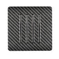 Trendi Switch 4 Gang 1 or 2 way Rocker Modern Designer Light Switch in Carbon Fibre
