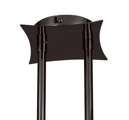 Mantra Amel Telescopic 4 Light L1, SGU10 Bar, Black Chrome, CFL Lamps INCLUDED