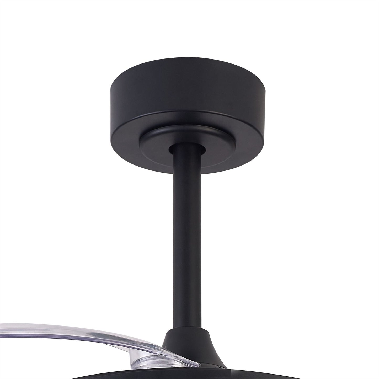 Siberia Mini 40W LED Dimmable White/RGB Ceiling Light With Built-In 28W DC Fan, 3000-6500K Remote Control, 2500lm, Black, 5yrs Warranty