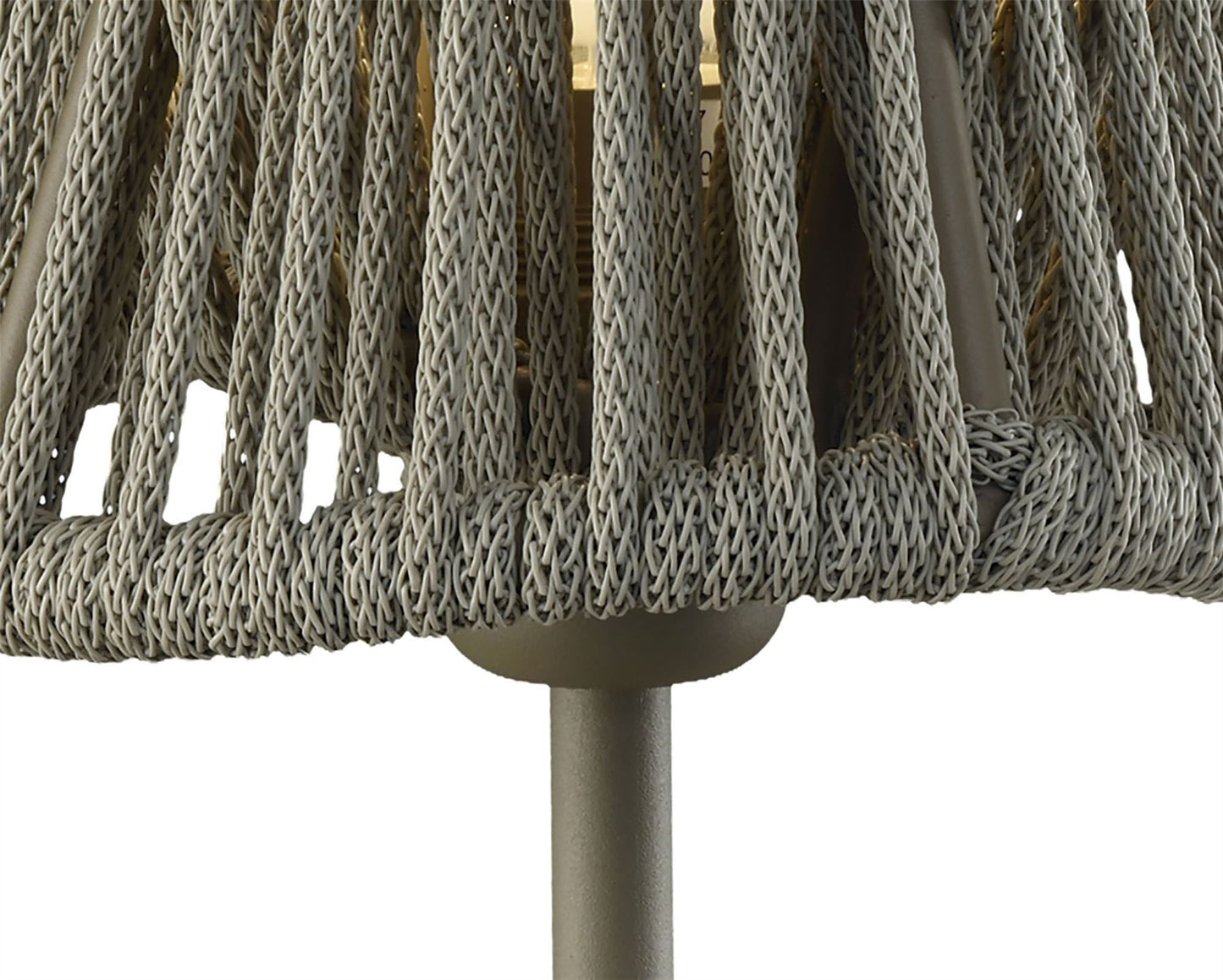 Mantra Fusion Polinesia 19cm Table Lamp, 1 x E27, IP20, Beige Oscu, 2yrs Warranty