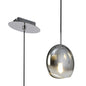 Mantra M6187 Lens Pendant 14cm Round, 1 x G9 (Max 8W) Chrome Glass