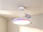 Rafaga 50W LED Dimmable White/RGB Ceiling Light With Built-In 30W DC Reversible Fan, Remote Control 3000-6500K, 3200lm, White, 5yrs Warranty