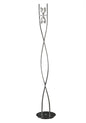 Mantra M1463 Eclipse Floor Lamp 2 Light G9, Polished Chrome