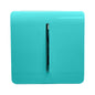 Trendi 1 Gang 2 Way 10 Amp Rocker Chrome Light Switch Glossy Bright Teal