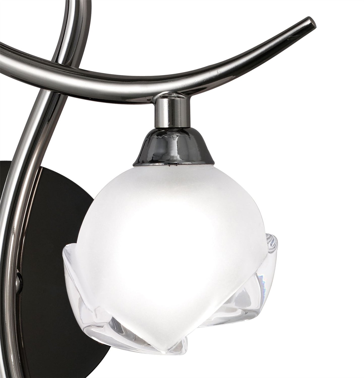 Mantra Fragma Wall Light Right 1 Light G9, Black Chrome