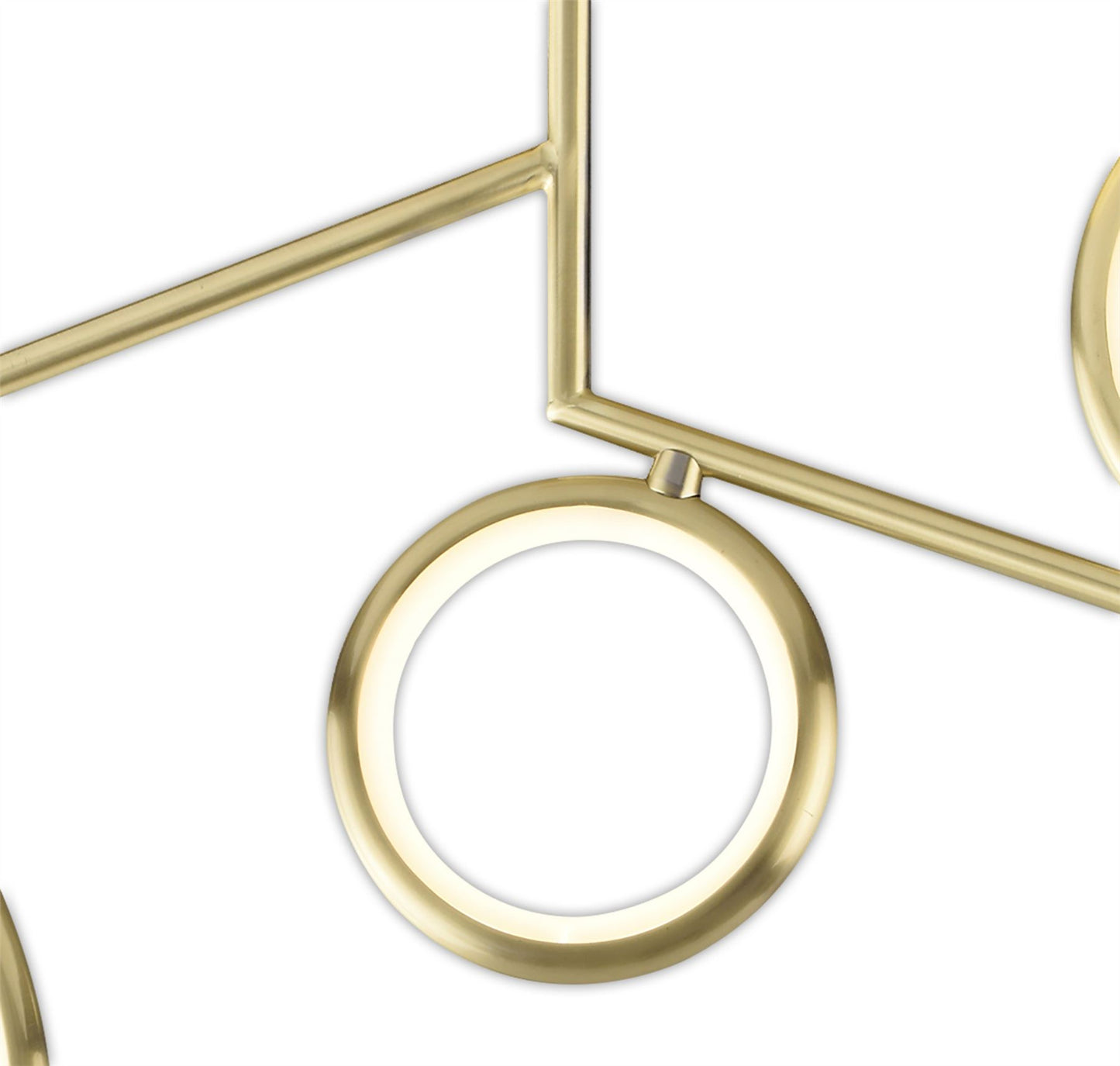 Mantra Olimpia Ceiling Light, 42W LED, 3000K, 3150lm, IP20, Satin Gold, 3yrs Warranty