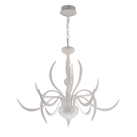 Diyas Llamas 96cm  15 Light G4 White, NOT LED/CFL Compatible Ceiling Pendant Light Fitting