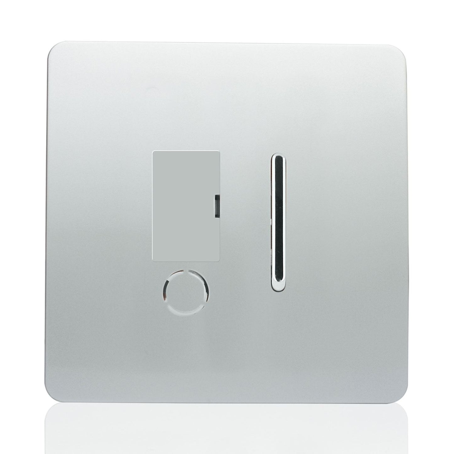 Trendi Artistic Modern Glossy Tactile Fused Spur Switch Silver ART-FSSI