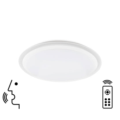 Mantra Fusion Edge Smart 46.5cm Ceiling Light, 56W LED, 3000-5000K Tuneable White, 3000lm, Remote Control, 3yrs Warranty