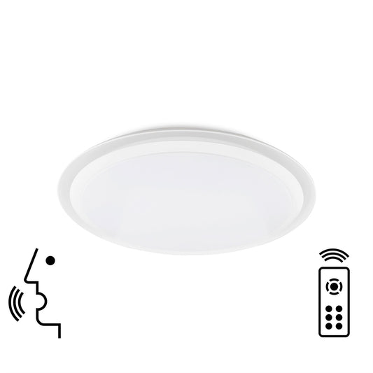 Mantra Fusion Edge Smart 46.5cm Ceiling Light, 56W LED, 3000-5000K Tuneable White, 3000lm, Remote Control, 3yrs Warranty