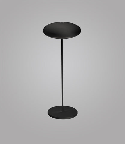 Mantra Fusion Klappen Cordless Klappen Rechargeable Battery Operated Table Lamp with USB Cable, 2.2W LED, 3000K, 188lm, IP54, Black, 3yrs Warranty