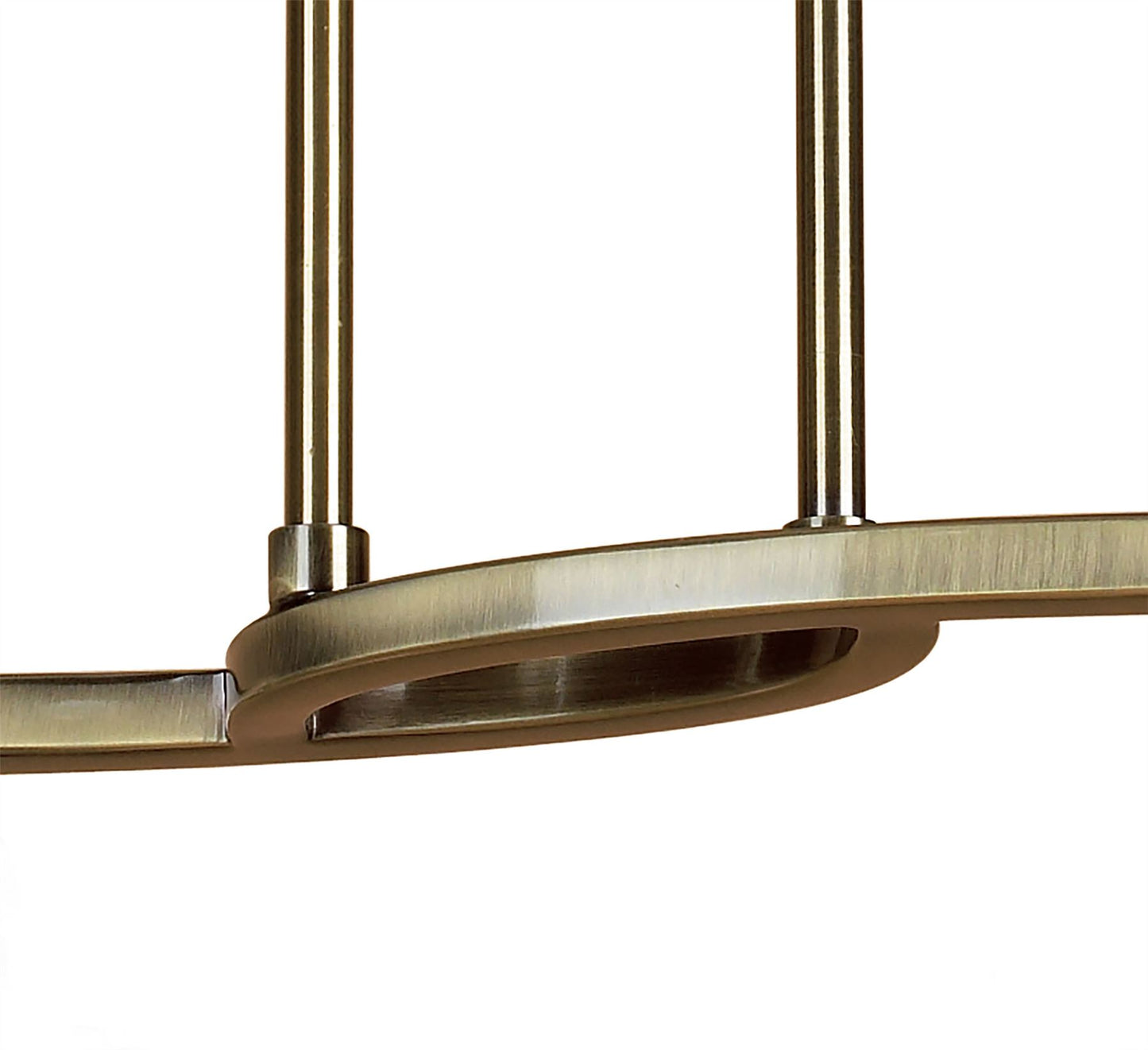 Mantra Alaska GU10 Telescopic 4 Light L1, SGU10 Bar, Antique Brass, CFL Lamps INCLUDED