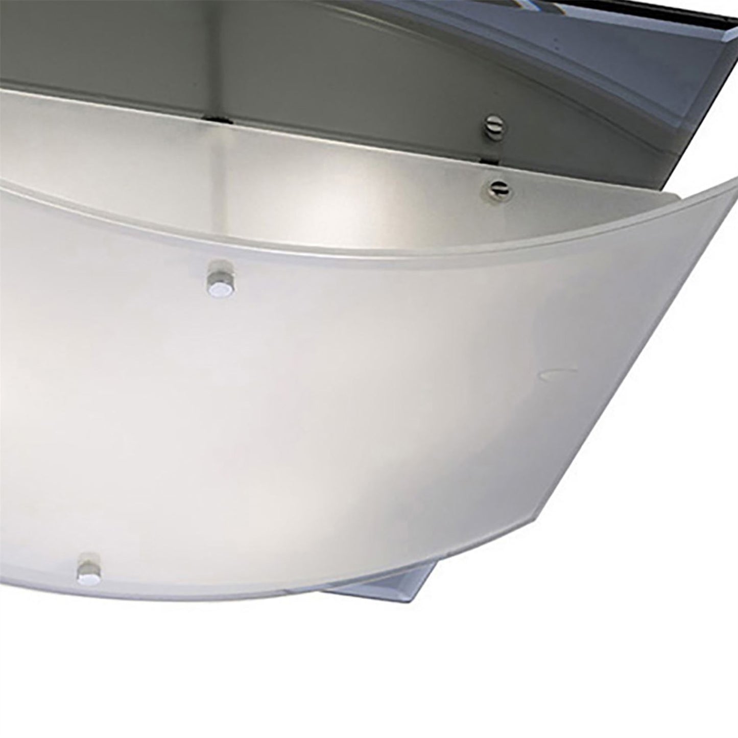 Diyas Vito Flush  3 Light E27 Polished Chrome/Smoked Mirror Ceiling Light Fitting