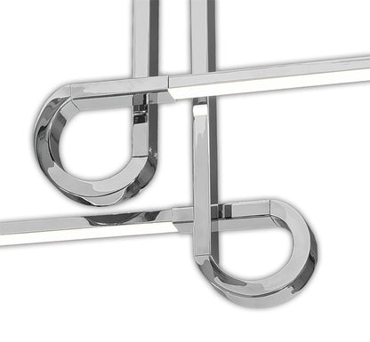 Mantra M6124 Cinto Ceiling 20W LED, 3000K, 1600lm, Polished Chrome, 3yrs Warranty - M6124 Ceiling